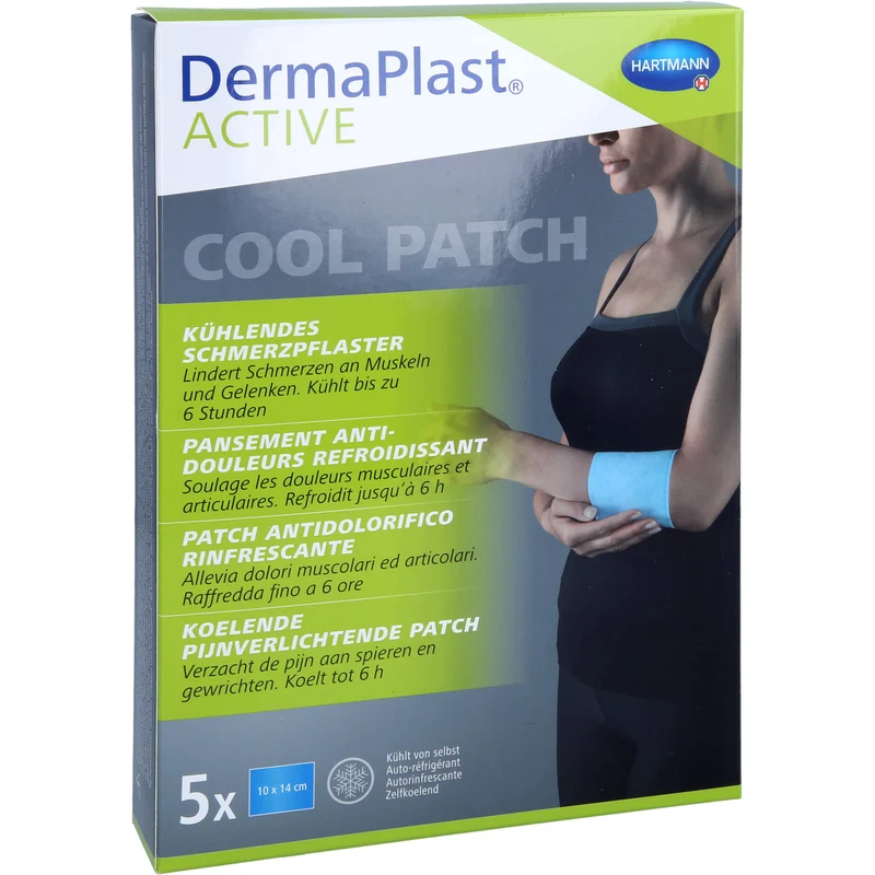 DermaPlast Active Cool Patch 10x14 cm, 5 St