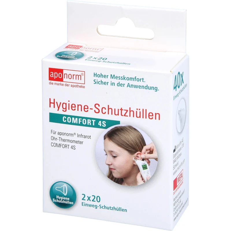 Aponorm Fieberthermometer Ohr Comfort Schutzhüllen, 40 St. Zubehör