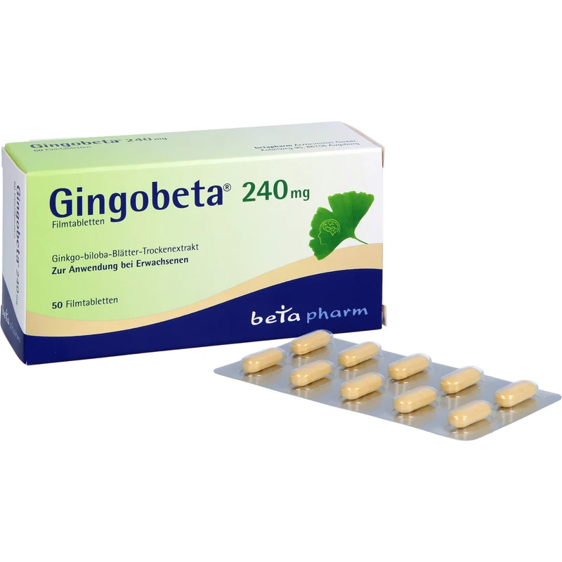Gingobeta 240 mg Filmtabletten bei leichter Demenz, 50 St. Tabletten