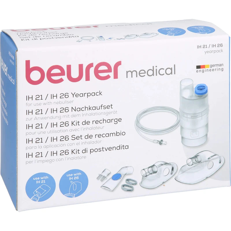 Beurer IH 21 / IH 25 / IH 26 Zubehörset zur Anwendung mit dem Inhalationsgerät, 1 St. Zubehör