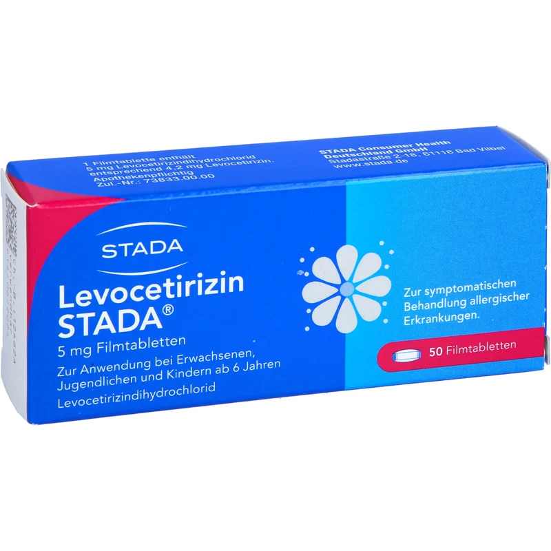 Levocetirizin STADA® 5 mg Filmtabletten, 50 St FTA